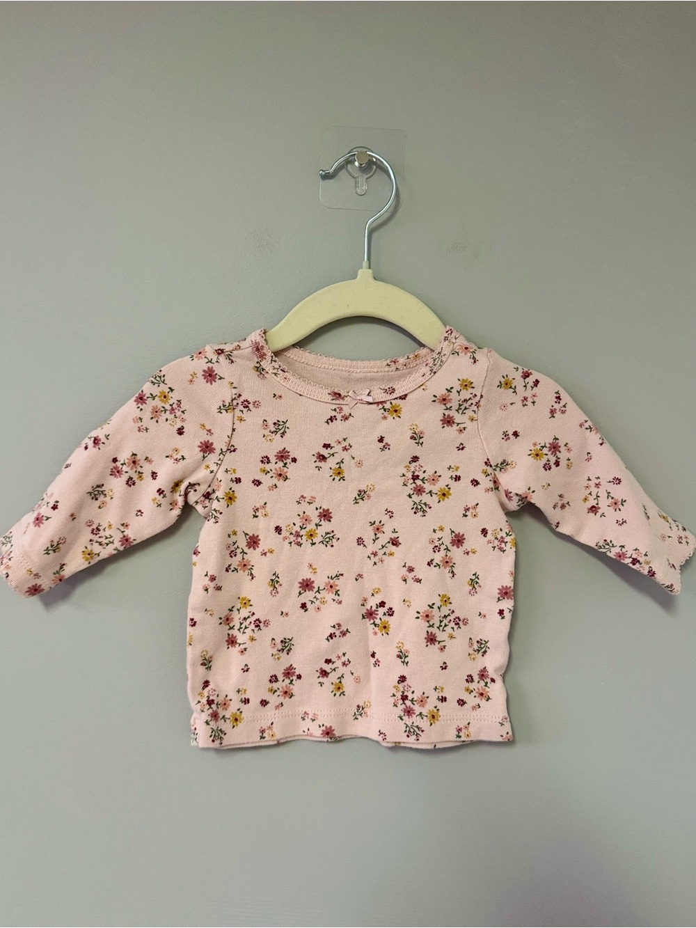 Carter's Pink Floral Long-Sleeve Tee